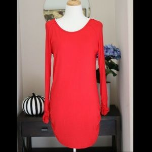 Vanilla Bay Red Tunic Dress